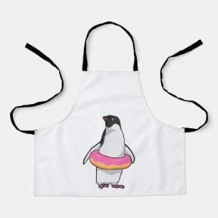 Penguin with Doughnut Apron