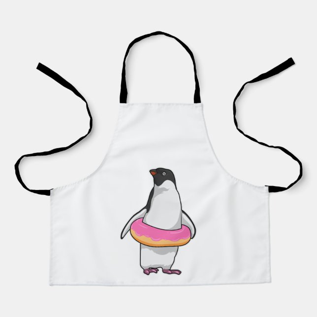 Penguin with Doughnut Apron (Front)