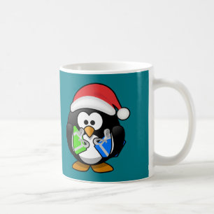 Penguin with Gifts Coffee Mug