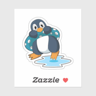 Penguin with Lifebuoy
