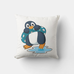 Penguin with Lifebuoy Cushion