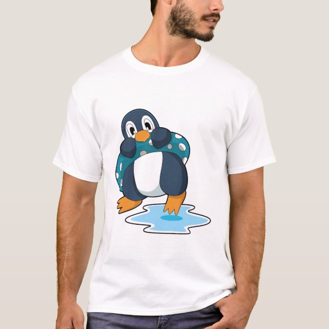 Penguin with Lifebuoy T-Shirt (Front)