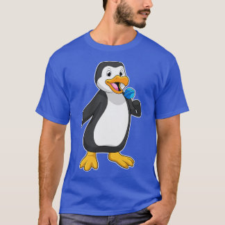 Penguin with Lollipop Sweets T-Shirt