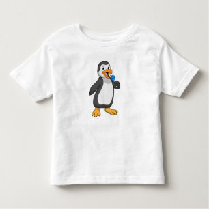 Penguin with Lollipop Sweets Toddler T-Shirt