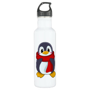 Penguin with Scarf 710 Ml Water Bottle