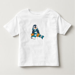 Penguin with Scarf Toddler T-Shirt