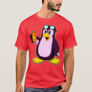 Penguin with Suncream Sunglasses T-Shirt