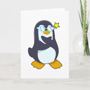 Penguin with Sunglasses Card