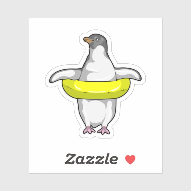 Penguin with Swim ring (Sheet)