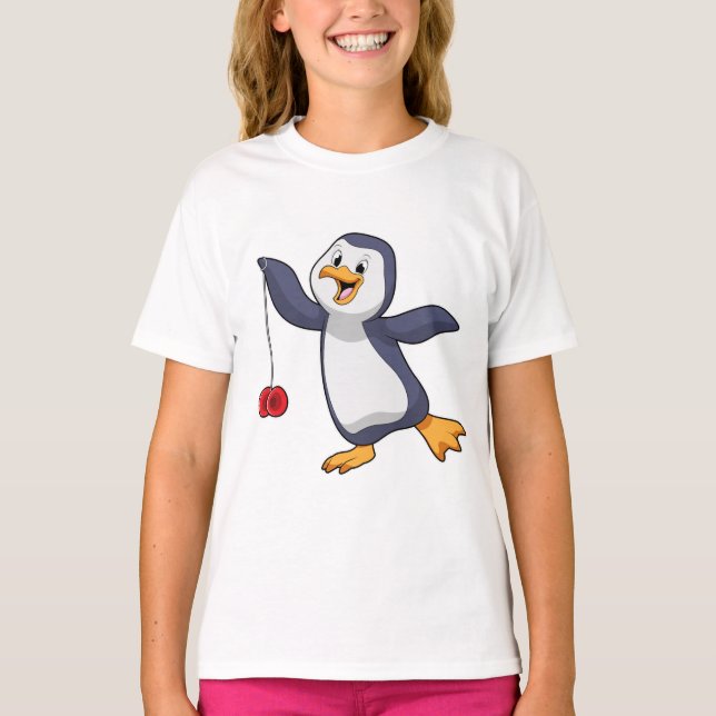 Penguin with Yo-Yo T-Shirt (Front)