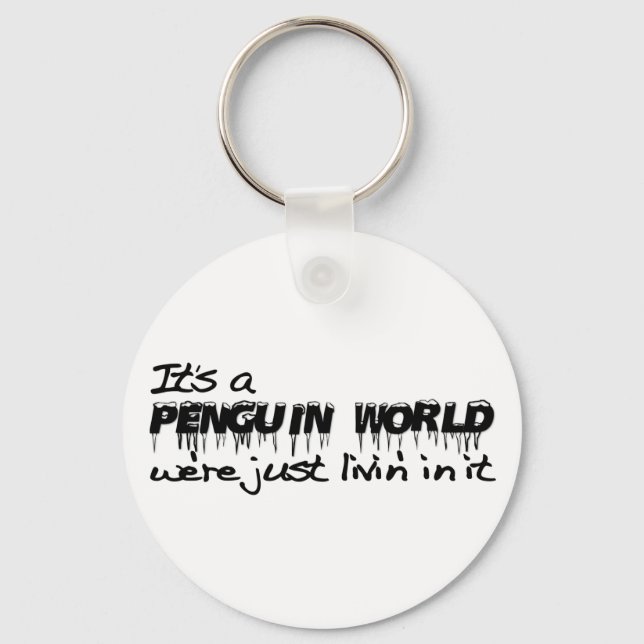 Penguin World Key Ring (Front)