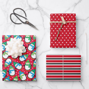 Penguin Wrapping Paper Sheet