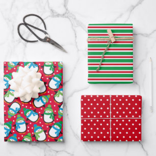 Penguin Wrapping Paper Sheet