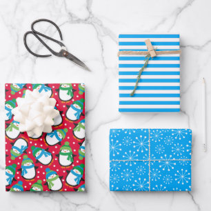 Penguin Wrapping Paper Sheet