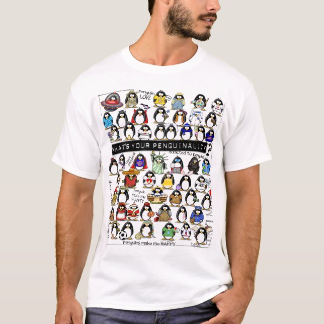 Penguinality - Penguin Happiness Tour T-Shirt (Front)