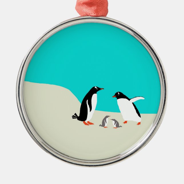 Penguine Family Ornament (Front)