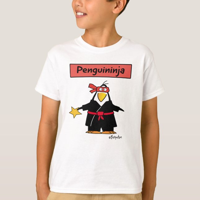 PENGUININJA penguin ninja by Sandra Boynton T-Shirt (Front)