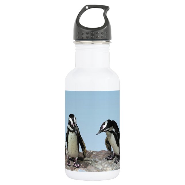 Penguins 18oz Water Bottle (Front)