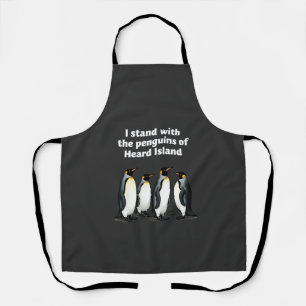 Penguins Against Tariffs Anti Trump Garden Flag Apron