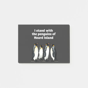 Penguins Against Tariffs Anti Trump Garden Flag   Post-it Notes
