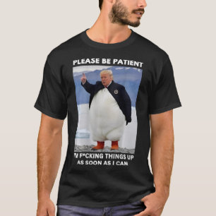 Penguins Against Tariffs Anti-trump Protest Hands T-Shirt