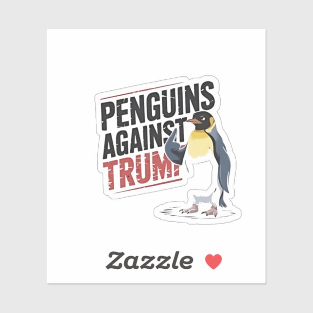 Penguins Against Trump Anti Trump USA  (Sheet)