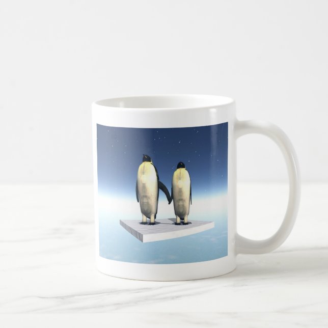 penguins amoureux coffee mug (Right)