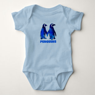 Penguins Baby Bodysuit