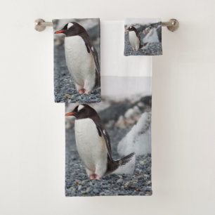 Penguins Bathroom Towel Set