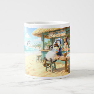 Penguin's Beach Bar Large Coffee Mug