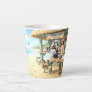 Penguin's Beach Bar Latte Mug