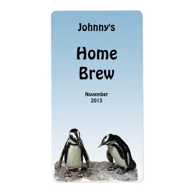Penguins Beer Label (Front)