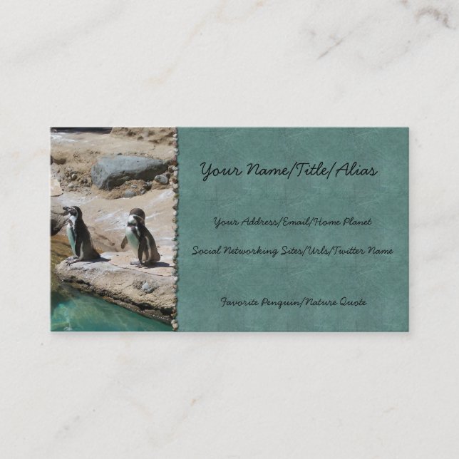 Penguins Business Card (Front)