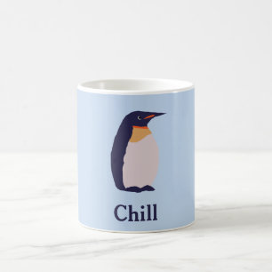 Penguins, chill coffee mug