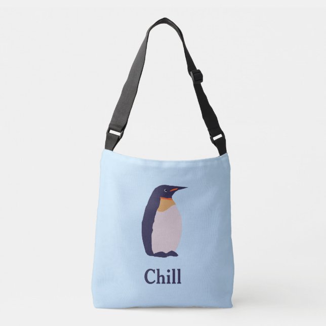 Penguins, chill crossbody bag (Front)