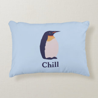 Penguins, chill decorative cushion