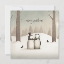 Penguins Christmas Holiday