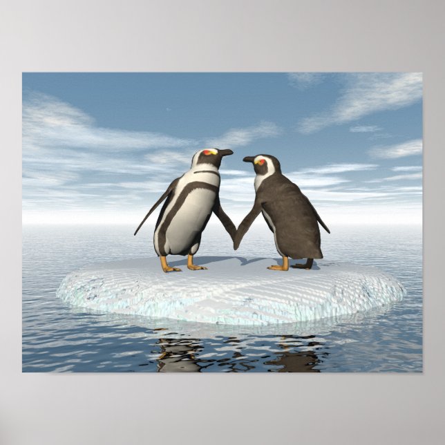 Penguins couple poster (Front)