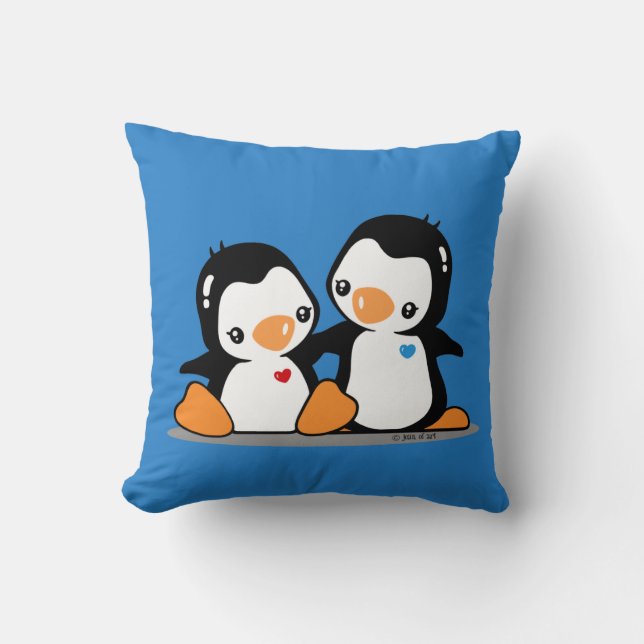 Penguins Cushion (Front)