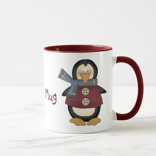 Penguins Custom Mug (Right)