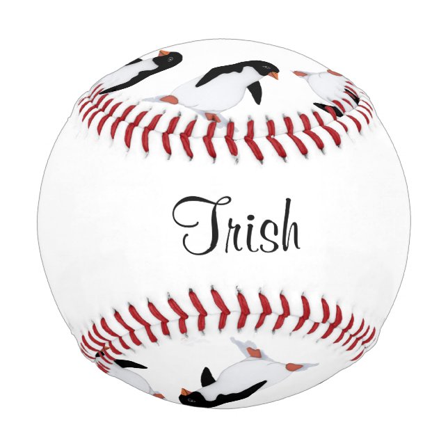 Penguins Custom Name Baseball (Front)