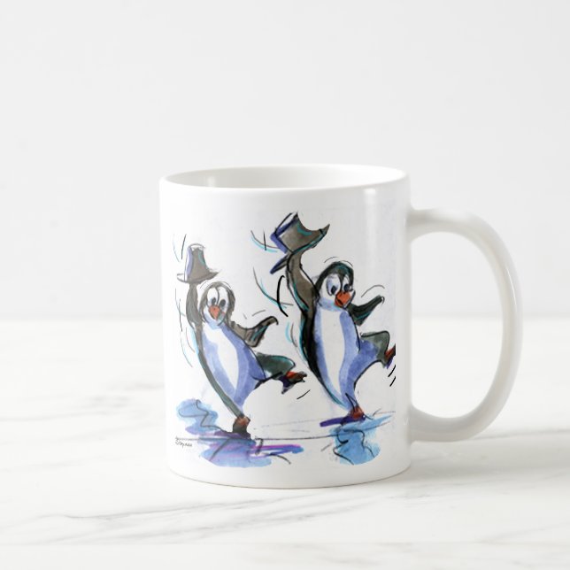 pEnGuInS dAnCiNg Coffee Mug (Right)