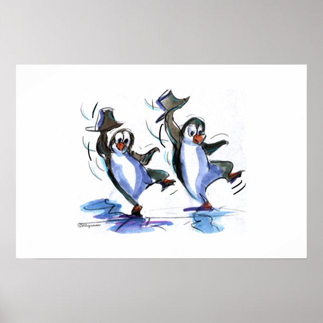 pEnGuInS dAnCiNg Poster (Front)
