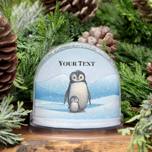 Penguins Design Snow Globe (Winter)
