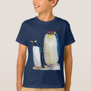 Penguins Drawing T-Shirt