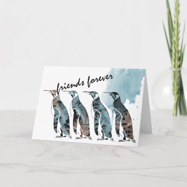 Penguins Friends Forever Card (Front)