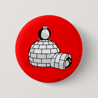 Penguins & Igloo Button