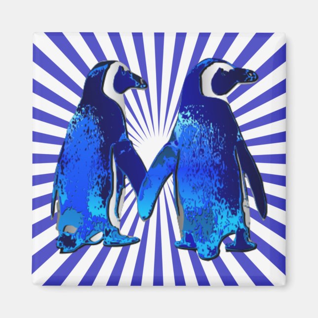 Penguins in Love - Magnet (Front)