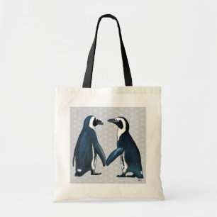 Penguins In Love Tote Bag