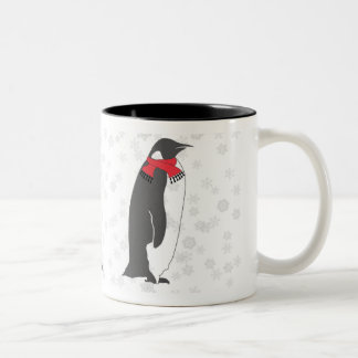 PENGUINS IN THE SNOW Mug